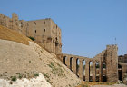 Aleppo, Syria, Ayyubid and Mamluk periods, entrace gateway of Citadel