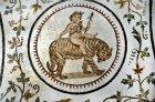 Infant Dionysus riding a tiger, El Djem, Tunisia