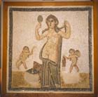 Venus at her toilet, 3rd century mosaic from Thuburbo Majus, now in Bardo Museum, Tunis, Tunisia