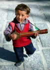 Tibet, child musician