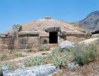 Turkey Hierapolis tumulus tomb in the necropolis
