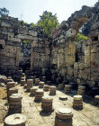 Hypocaust, Roman baths, Greek and Roman city of Phaselis, Turkey
