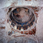 Dome interior showing twelfth century Baptism and Resurrection, Hagia Sofia, Trabzon, Turkey