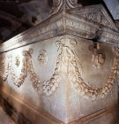 Turkey Ephesus the Tomb of Celsus in situ under the Celsus Library 2nd century AD