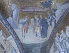 Jesus heals the deaf and dumb man, 14th century mosaic, Kariye Camii, Istanbul, Turkey