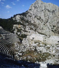 Hellenistic theatre, dating from second century, Termessus, Turkey