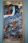 Suleyman the Magnificent crossing the river to Baghdad, 16th century miniature in ms H 1524 page 261a, Topkapi Palace Museum, Istanbul
