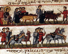 Joseph sending his brothers back to Jacob with food, illustration from Byzantine bible, Topkapi Palace Museum, Istanbul, Turkey