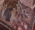 Marriage at Cana, 14th century wall painting, Kariye Camii, Istanbul, Turkey