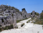 City walls of Troy VI, 1800-1250 BC, probably destroyed by earthquake, Canakkale, Anatolia, Turkey