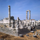 Temple of Apollo, 300 BC to second century AD, view from east north, Didyma, Turkey