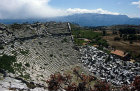 Turkey, Selge, Roman theatre partly cut from natural rock