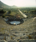 Turkey Ephesus view of the Arcadian Way from the Theatre