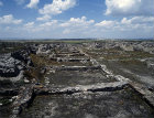Terraced buildings and megarons (large halls) dating from eighth century BC, Gordion, Turkey