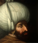 Sultan Beyazid I, 1389-1403, portrait in the Topkapi Palace Museum, Istanbul, Turkey