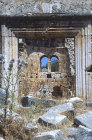 Papylos Church on north side of chasm, Kanlidivane (Canytelis), Turkey