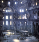 Turkey Istanbul interior of Hagia Sophia built by Justinian in the 6th century