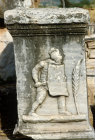 Turkey Ephesus carving of a Gladiator