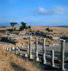 Turkey Pergamon  the Asclepium looking south east towards the Propylon and the Temple of Zeus
