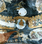 Turkey, Istanbul, the Last Judgment, mural in the Kariye Camii on the ceiling of the Parecclesi