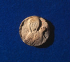 Turkey Ephesus a Christian Pilgrim medallion found at St Johns Basilica