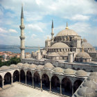 Turkey Istanbul The Sultan Ahmed Mosque or Blue Mosque, 17th century Ottoman architecture
