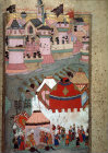 Suleyman the Magnificent besieging Vienna, 16th century miniature in ms H 1524 page 257b, Topkapi Palace Museum, Istanbul