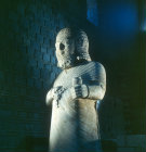 Turkey statue of a Hittite King from Malatya 8th century BC now in the Hittite Museum Ankara