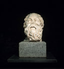 Turkey head of Socrates, Roman period, found at Ephesus, now in the Ephesus museum in Selcuk