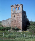 Hellenistic city wall and tower, Perge, Pamphilia, Turkey