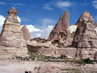 Turkey, Cappadocia, Cone dwellings at Goreme