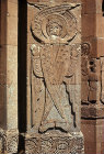 Turkey, Armenian Church on the Island of Achthamar on Lake Van, details of a Seraph on the west facade 915-921 AD