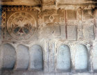 Crosses from iconoclast period, small church near Eski Zelve, Cappadocia, Turkey