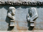 Turkey, Aphrodisias, relief on sarcophagus