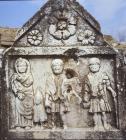 Roman family, 1st-2nd century relief, Stobi, Republic of Macedonia