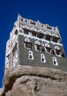 Rock palace, Wadi Dahr, north Yemen