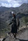 Man on road in the mountains, Yufrus, Yemen