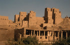 Yemen Marib ruined mosque with Himyaritic columns