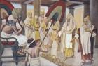 Rod of Aaron devours the other rods, 19th century painting by James Tissot, Great Britain